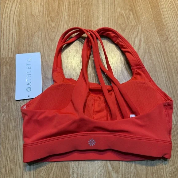 Athleta Train Free Sports Bra – Red | XS | NWT - Picture 2 of 4